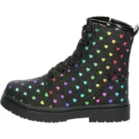 Lico Laarzen ' Isalie ' neonblauw / lichtgroen / lila / zwart
