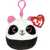 TY Squish a Boo Clips Knuffel Panda Bamboo 8 cm