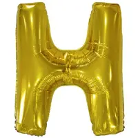 Riethmüller Letterballon H Folie 86 Cm Goud