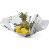 Philippi Decoratieve fruitschaal MARGARETHE 30 x 10 cm, zilver,