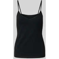 Sloggi Top met afgeronde V-hals