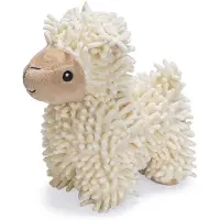 Beeztees Honden Knuffel Schaapje Jovi - Honden speelgoed - Zonder piep - 100% gerecycled - Beige - 26x6x21 cm