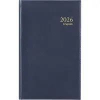 Brepols Brefix Lima dagagenda met halfuurindeling 2027 blauw (1 dag per pagina) 6-talig