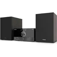 Aiwa MSBTU-600 mikrojärjestelmä, musta (CD Speler, Bluetooth, 1x 50 W), Stereosysteem, Zwart