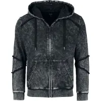 Black premium by emp Vest met capuchon - Mask Of Sanity - S tot XXL - voor Mannen - zwart | Maat S