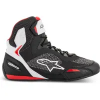 Alpinestars Faster-3 Rideknit Zwart Wit Rood Maat US 10.5