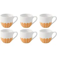 Villeroy & Boch Espressokop Fleur Soleil 70ml (6 delig)