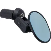 Bbb Cycling DropView Fietsspiegel - Montage Links & Rechts - Compacte Achteruitkijkspiegel Fiets - Antiverblindend Blauw Glas - Spiegel Racefiets In Stuur: Ø 16-23mm - BBM-03