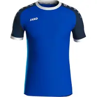 Jako Iconic Shirt Korte Mouw Heren - Sportroyal / Marine | Maat: M