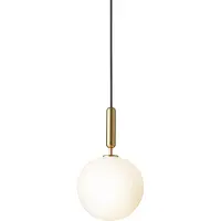 Nuura Miira 1 Hanglamp Miira 1 Large | Brass|Opal White