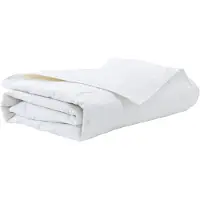 vidaXL Zomer Deken 140 x 220 cm Zomer Veer Wit Ademend