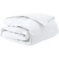 vidaXL Winter Duvet Wit 240 x 220 cm Veer