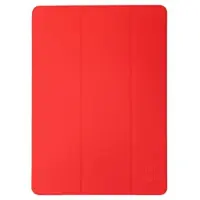 MW , Hoesje geschikt voor iPad Pro 12.9 inch 2022 - Folio Polybag met Multi-hoek Standaard, Rood