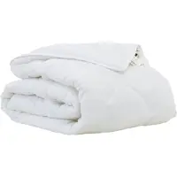 vidaXL Dekbed 200 x 135 x 4 cm Nee Polyester Wit Ademend