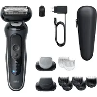 Braun Series 6 Electric Shaver - Black - 60 Minutes Battery Life - 5 Minutes Quick Charge