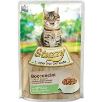 Stuzzy Kat Volwassen Kalfsvlees Natvoer Treats - 24 Zakjes van 85g