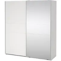Ebuy24 Como schuifdeurkast 2 deuren 180x200cm wit.