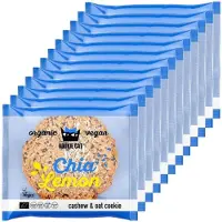Kookie Cat | Chia & Lemon Cookie | 12 stuks | 12 x 50 gram