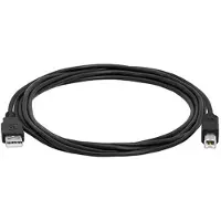 Hamlet XCU2AB50, 5 meter, USB A, USB B, USB 2.0, zwart