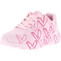 SKECHERS x JGoldcrown: Uno Lite sneakers roze maat 33