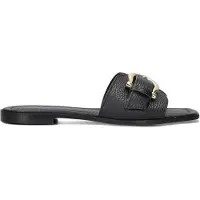 Stefano lauran Dames Slippers 23100 - Zwart - Maat 37
