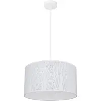 Globo Lighting Witte hanglamp Pinni Ø 38cm zwart