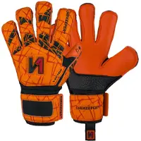 Onekeeper Vector Evolution Keepershandschoenen Kids Oranje Zwart Rood
