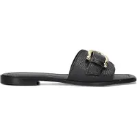 Stefano lauran Dames Slippers 23100 - Zwart - Maat 40
