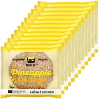 Kookie Cat | Pineapple & Orange Cookie | 12 stuks | 12 x 50 gram
