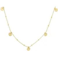 The Jewelry Collection Geelgouden Collier rondjes 1 4022519