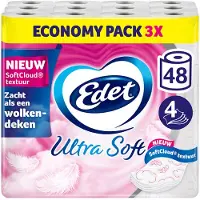 Edet Ultra zacht toiletpapier - 4-laags - 48 rollen