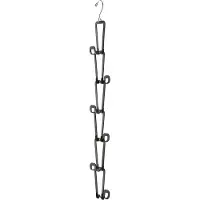 Yamazaki Home Kettingschakel Tashouder - Opbergkast Hangende Organizer Rek Staal One Size Zwart