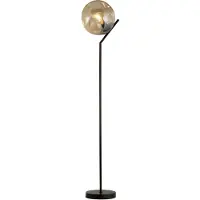 Searchlight Punch Vloerlamp Zwart Metaal
