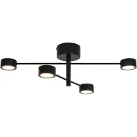 Nordlux Clyde LED Opbouwspot | 14W 2700K 1100lm 827 | Dimbaar | Zwart