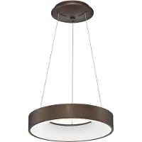 Lyora Hanglamp Rando Thin koffie bruin Ø 38cm