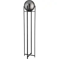 Searchlight Vloerlamp Amsterdam, zwart, Woon-/ Eetkamer, metaal, Modern, vloerlamp