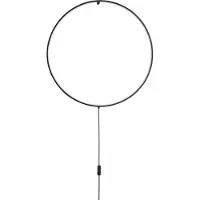 Lyora Vloerlamp Ring zwart Ø 45cm