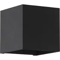 Lyora Vierkante Wandlamp Sifor Zwart