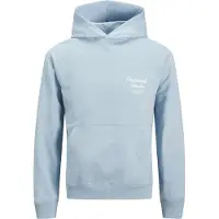 Jack & Jones Sweatshirt 'JORNorrebro' lichtblauw / wit