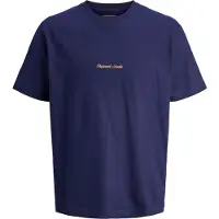 Jack & Jones Junior Shirt camel / donkerblauw