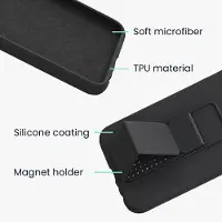 Kwmobile back cover voor smartphone - geschikt voor Samsung Galaxy S25 Plus - 1x beschermhoesje van kunststof - In lavendel