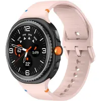 Strap-it Siliconen bandje met gespsluiting - geschikt voor Samsung Galaxy Watch 8 - 40mm / Galaxy Watch 8 - 44mm / Galaxy Watch 8 Classic (roze)