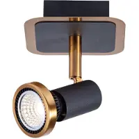 Fantasia XZIBIT 1L GU10 LED 5W dim incl. zwart / brons