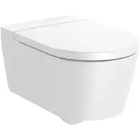 Roca Inspira - Hangend toilet, Rimless, wit A346527000