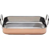 Blomsterberg Blomsterbergs - braadslede – 35 × 25,5 × 6,3 cm – Koper