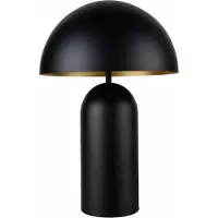 Artdelight Tafellamp Best Ø 25cm zwart met wit