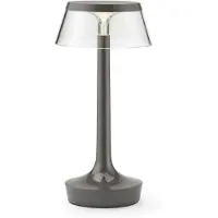 Flos Design tafellamp Bon jour unplugged, dimbaar, alu / grijs / zink, Hal, Kunststof, Design, tafellamp