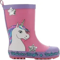 Unicorn Academy Rubberlaars Meisjes Magic | Roze | Maat: 23