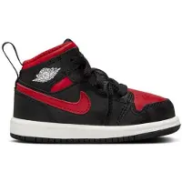 Jordan 1 Mid Schoenen voor baby's/peuters - Zwart | Maat 26