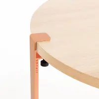 TIPTOE Brooklyn Koffietafel Solid Oak | Ash Pink